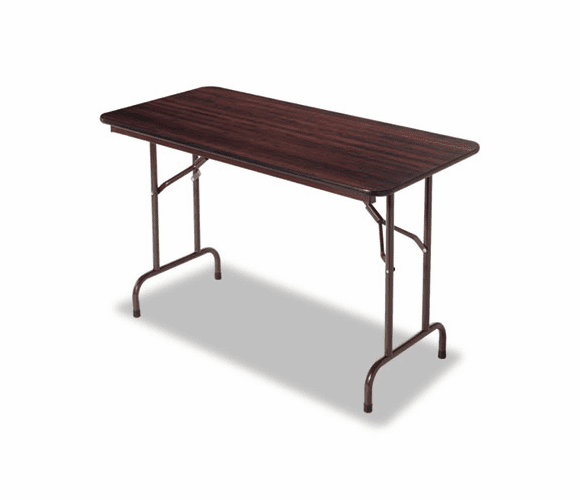 ALEFT724824WA Folding Table, Rectangular, 48w x 24d x 29h, Walnut By ALERA
