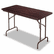 ALEFT724824WA Folding Table, Rectangular, 48w x 24d x 29h, Walnut By ALERA