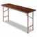 ALEFT726018WA Folding Table, Rectangular, 60w x 18d x 29h, Walnut By ALERA