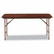 ALEFT726018WA Folding Table, Rectangular, 60w x 18d x 29h, Walnut By ALERA