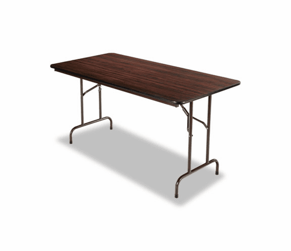 ALEFT726030WA Folding Table, Rectangular, 60w x 30d x 29h, Walnut By ALERA