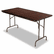 ALEFT726030WA Folding Table, Rectangular, 60w x 30d x 29h, Walnut By ALERA