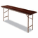 ALEFT727218WA Folding Table, Rectangular, 72w x 18d x 29h, Walnut By ALERA