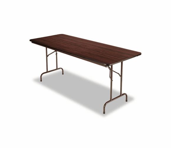 ALEFT727230WA Folding Table, Rectangular, 72w x 30d x 29h, Walnut By ALERA