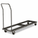 ALEFTCART Folding Table Cart, 20-1/2w x 72d, Charcoal By ALERA