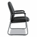 ALEGE43FC10B Genaro Guest Chair, Black Fabric, Sled Base By ALERA