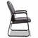 ALEGE43LS10B Genaro Guest Chair, Black Leather, Sled Base By ALERA