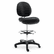 ALEIN4616 Interval Series Swivel Task Stool, PVC-Free Faux Leather, Black By ALERA