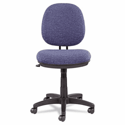 ALEIN4821 Interval Swivel/Tilt Task Chair, 100% Acrylic with Tone-On-Tone Pattern, Blue By ALERA