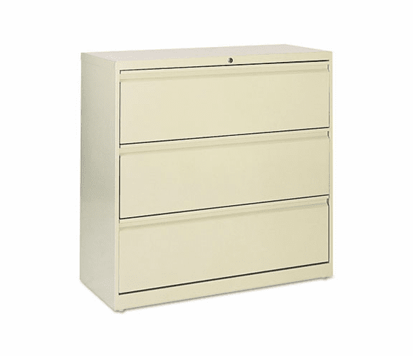 ALELA533641PY 5000 Series Three-Drawer Lateral File, 36w x 19-1/4d x 40-3/4h, Putty By ALERA