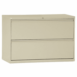 ALELA544229PY Two-Drawer Lateral File Cabinet, 42w x 19-1/4d x 29h, Putty By ALERA