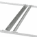 ALELA99000SR Single Rail Hanging Racks for 30", 36" or 42" Files, Silver By ALERA