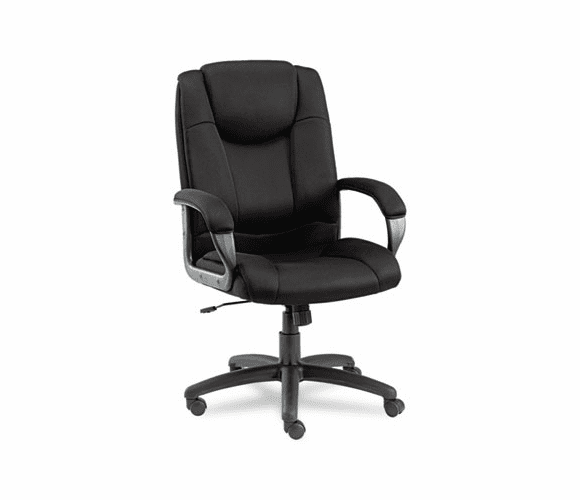 ALELG41ME10B Logan Series Mesh High-Back Swivel/Tilt Chair, Black By ALERA