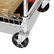 ALEMC343722CR Wire Mail Cart, 2-Shelf, 34-1/4w x 21-1/2d x 39-1/2h, Chrome By ALERA