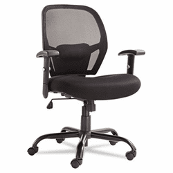 ALEMX4517 Merix450 Series Mesh Big/Tall Mid-Back Swivel/Tilt Chair, Black By ALERA