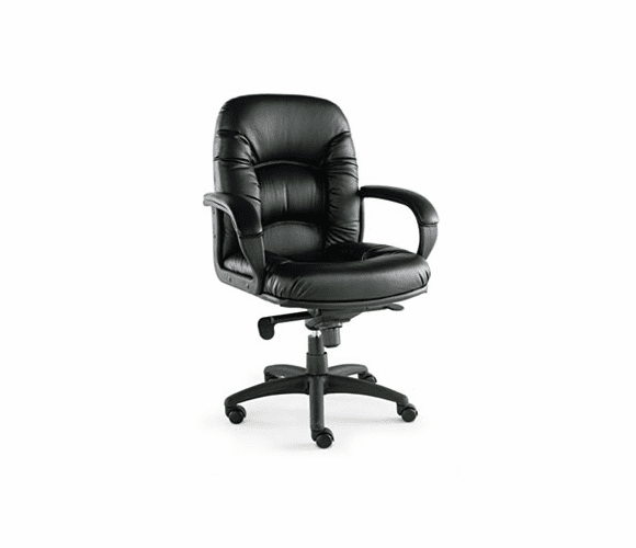 ALENI42CS10B Nico Mid-Back Swivel/Tilt Chair, Black By ALERA