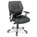 ALENP42LS10S Napoleon Series Mid-Back Swivel/Tilt Leather Chair, Black/Chrome By ALERA