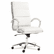 ALENR4106 Neratoli High-Back Swivel/Tilt Chair, White Faux Leather, Chrome Frame By ALERA
