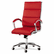 ALENR4139 Neratoli High-Back Swivel/Tilt Chair, Red Soft-Touch Leather, Chrome Frame By ALERA
