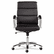 ALENR4219 Neratoli Mid-Back Swivel/Tilt Chair, Black Soft-Touch Leather, Chrome Frame By ALERA