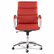 ALENR4239 Neratoli Mid-Back Swivel/Tilt Chair, Red Soft-Touch Leather, Chrome Frame By ALERA