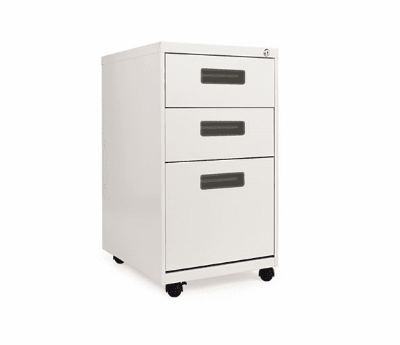 ALEPA532820LG Three-Drawer Mobile Pedestal File, 15-7/8w x 19-3/4d x 28-1/4h, Light Gray By ALERA