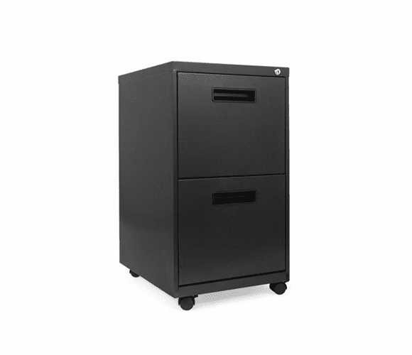 ALEPA542820CH Two-Drawer Mobile Pedestal File, 15-7/8w x 19-3/4d x 28-1/4h, Charcoal By ALERA