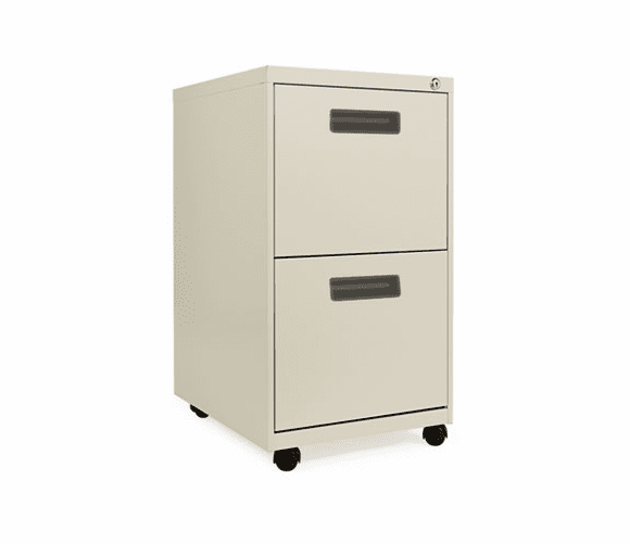 ALEPA542820PY Two-Drawer Mobile Pedestal File, 15-7/8w x 19-3/4d x 28-1/4h, Putty By ALERA