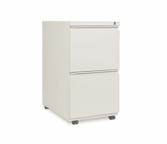 ALEPB542823LG Two-Drawer Mobile Pedestal File With Full-Length Pull, 15-7/8w x 23d, Lt Gray By ALERA