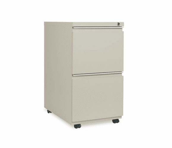 ALEPB542823PY Two-Drawer Mobile Pedestal File With Full-Length Pull, 15-7/8w x 23d, Putty By ALERA