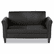 ALERL22LS10B Reception Lounge Furniture, 2-Cushion Loveseat, 55-1/2w x 31-1/2d x 32h, Black By ALERA