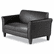 ALERL22LS10B Reception Lounge Furniture, 2-Cushion Loveseat, 55-1/2w x 31-1/2d x 32h, Black By ALERA