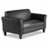 ALERL22LS10B Reception Lounge Furniture, 2-Cushion Loveseat, 55-1/2w x 31-1/2d x 32h, Black By ALERA