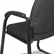 ALERL43CFA10B Reception Lounge Series Sled Base Guest Chair, Black Fabric By ALERA