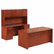 ALERN216630CM Verona Veneer Series Straight Front Desk Shell, 66w x 29-1/2d x 29-1/2h, Cherry By ALERA
