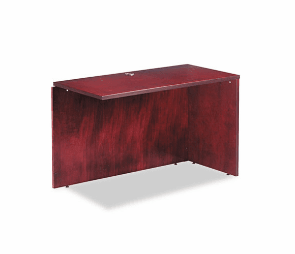 ALERN234824MM Verona Veneer Reversible Return Shell, 47-1/2w x 23 5/8d x 29-1/2h, Mahogany By ALERA