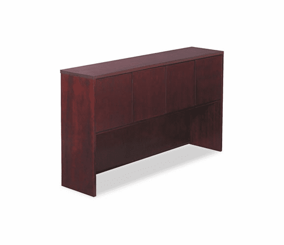 ALERN266615MM Verona Veneer Series Storage Hutch With 4 Doors, 66w x 15d x 36h, Mahogany By ALERA