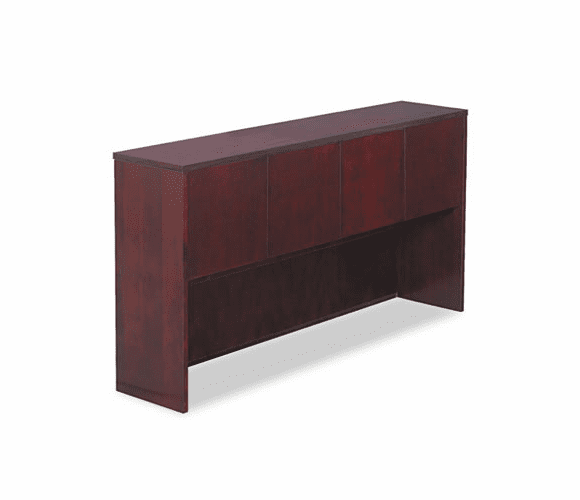 ALERN267215MM Verona Veneer Series Storage Hutch With 4 Doors, 72w x 15d x 36h, Mahogany By ALERA