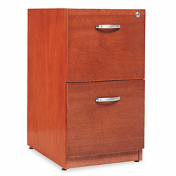 ALERN521629CM Verona Veneer Series File/File Pedestal File, 16w x 22d x 28h, Cherry By ALERA