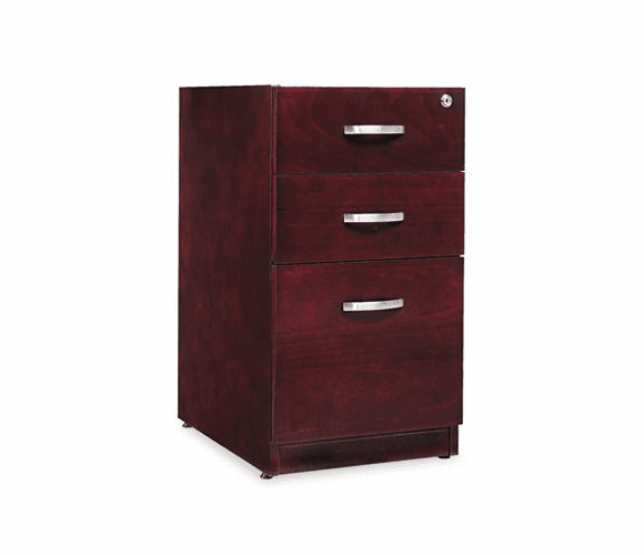 ALERN531629MM Verona Veneer Box/Box/File Pedestal File, 16w x 22d x 28-1/2h, Mahogany By ALERA