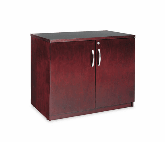 ALERN613622MM Verona Veneer Series Storage Cabinet, 35-1/2w x 22d x 29-1/2h, Mahogany By ALERA