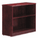 ALERN623036MM Verona Veneer Series Bookcase, 2 Shelves, 35-1/2w x 14d x 29-1/2h, Mahogany By ALERA