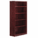 ALERN626636MM Verona Veneer Series Bookcase, 5 Shelves, 35-1/2w x 14d x 66h, Mahogany By ALERA
