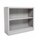 ALESB623034LG Metal Bookcase, 2 Shelves, 34-1/2w x 13d x 30h, Light Gray By ALERA