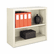 ALESB623034PY Metal Bookcase, 2 Shelves, 34-1/2w x 13d x 30h, Putty By ALERA
