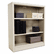 ALESB624234PY Metal Bookcase, 3 Shelves, 34-1/2w x 13d x 42h, Putty By ALERA