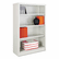 ALESB625234LG Metal Bookcase, 4 Shelves, 34-1/2w x 13d x 52h, Light Gray By ALERA