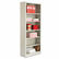 ALESB628434LG Metal Bookcase, 6 Shelves, 34-1/2w x 13d x 84h, Light Gray By ALERA
