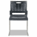 ALESC6546 Continental Series Perforated Back Stacking Chairs, Charcoal Gray, 4/Carton By ALERA