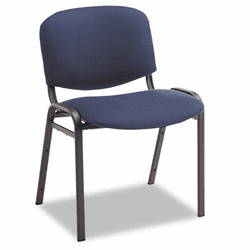ALESC67FA20B Continental Series Stacking Chairs, Blue Fabric Upholstery, 4/Carton By ALERA